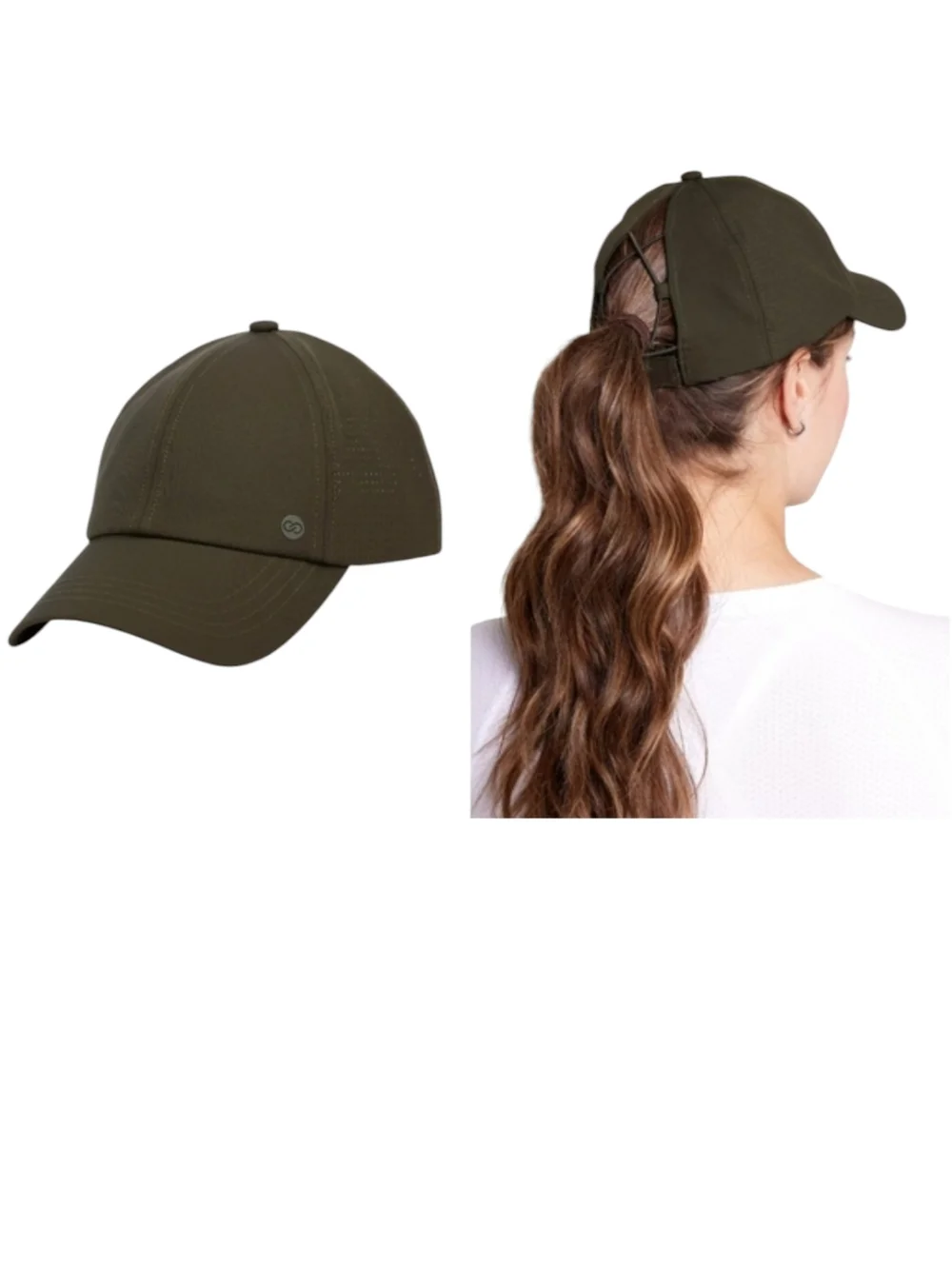 Calia Ponytail Cap Green